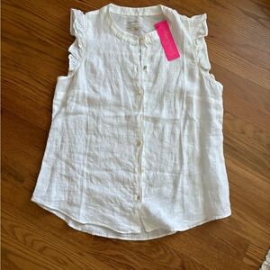 Lilly Pulitzer Linen Top - Medium